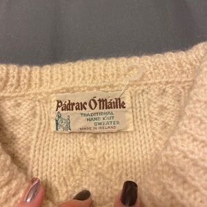 Traditional hand made fishermen sweater